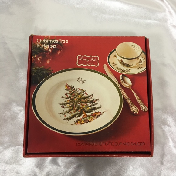 Spode Other - Spode England Christmas Tree 3pcs set New
